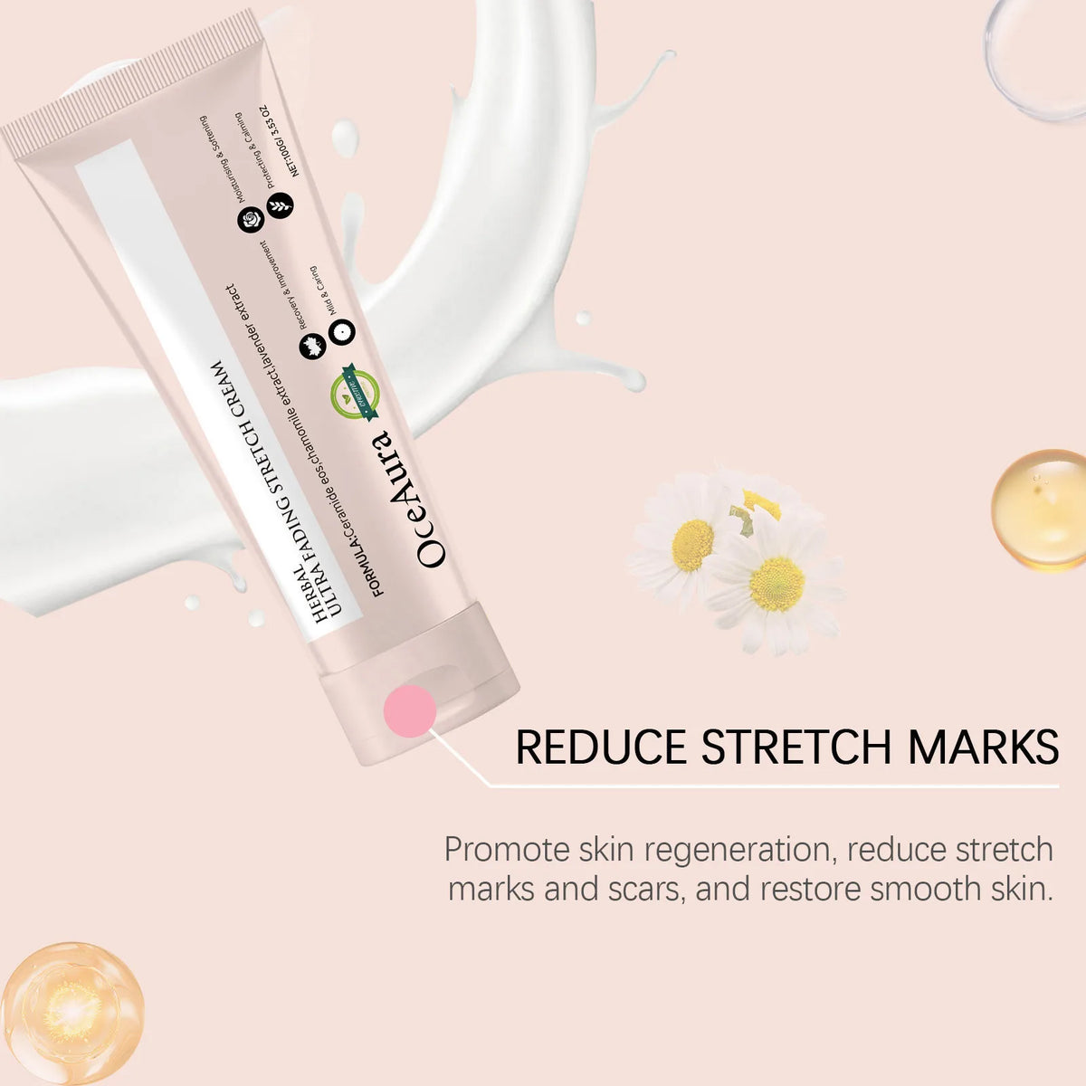 Stretch Mark Cream Postpartum Treatment Improves Firming Effective Removes Growth Lines Obesity Women Pregnant Mark Care Lotion