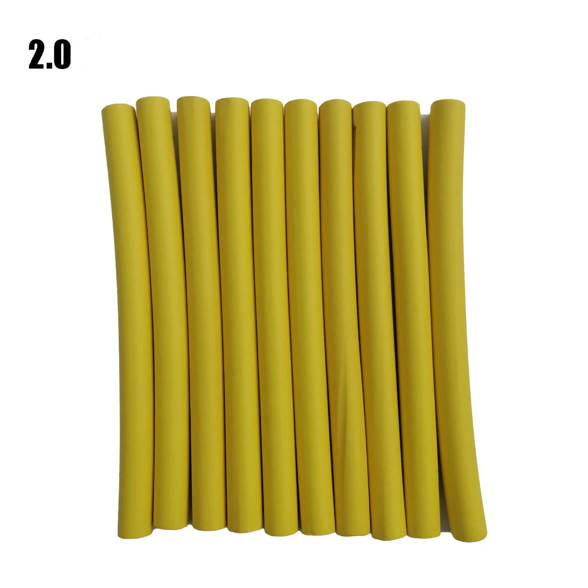 10pcs Flexible Hair Curling Rod Soft  Heatess Hair Curler Makers Foam Bendy Twist Curls Flexi No Heat Rollers Styling Tools