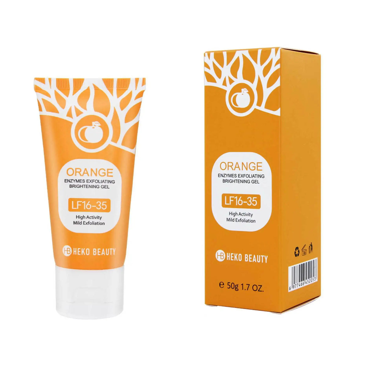Lf16-35 Orange Exfoliating Gel Gently Cleans Pores Smooth Texture That Reduces Roughness Exfoliates  High Activity Brighten Skin