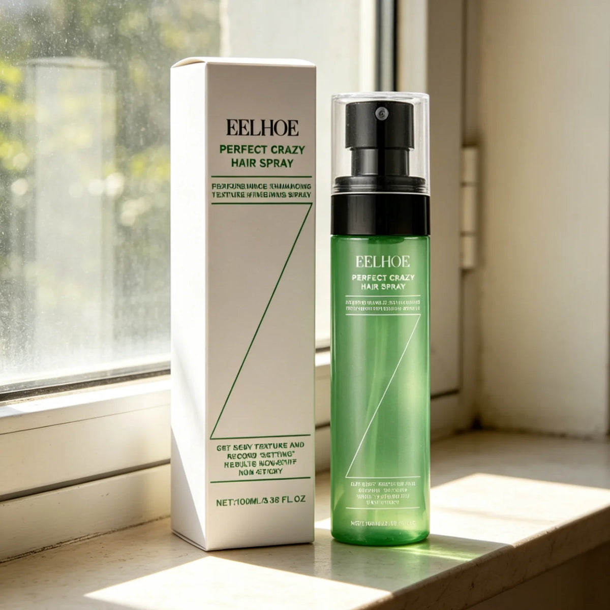 EELHOE Volumizing Hair Spray Oil Control Refreshing Anti Frizz Quick Dry Lightweight Non Greasy Soft Smoothing Hair Spray 100ml