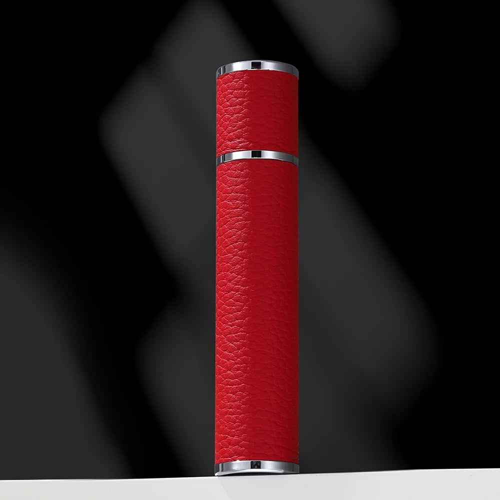 Louischanzl 10ml magnet Perfume Atomizer Bottle Portable leather Sprayer for Boarding Tight Sealing Travel Perfume Spray gift
