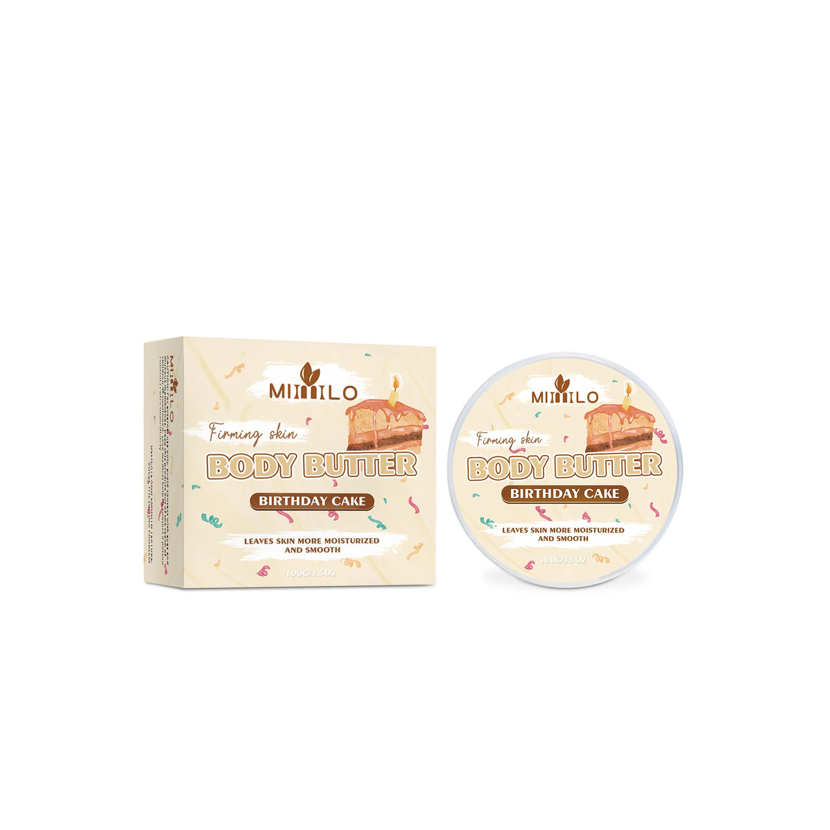 100g Moisturizing Body Glaze Cream 6 Sweet Flavors Body Butter Hydration Soft Smooth Skin Non Sticky Non Tightening