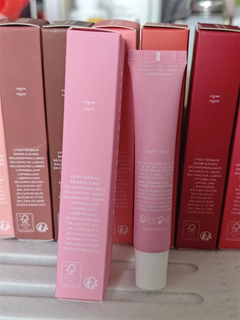 Popular  Brand Summer Lip Balm Pink Sugar Birthday Cake Vanilla Beige Toasted Marshmallow Moisturizing Lipstick Lip Gloss Makeup
