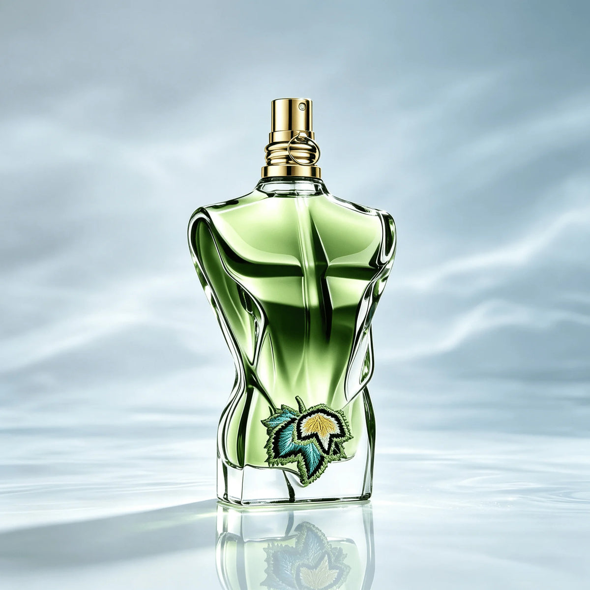 Jean Paul Gaultier Le Beau Paradise Garden Eau De Toilette, Iconic Green Torso Bottle, Fresh Woody Aromatic Luxury Fragrance125ML