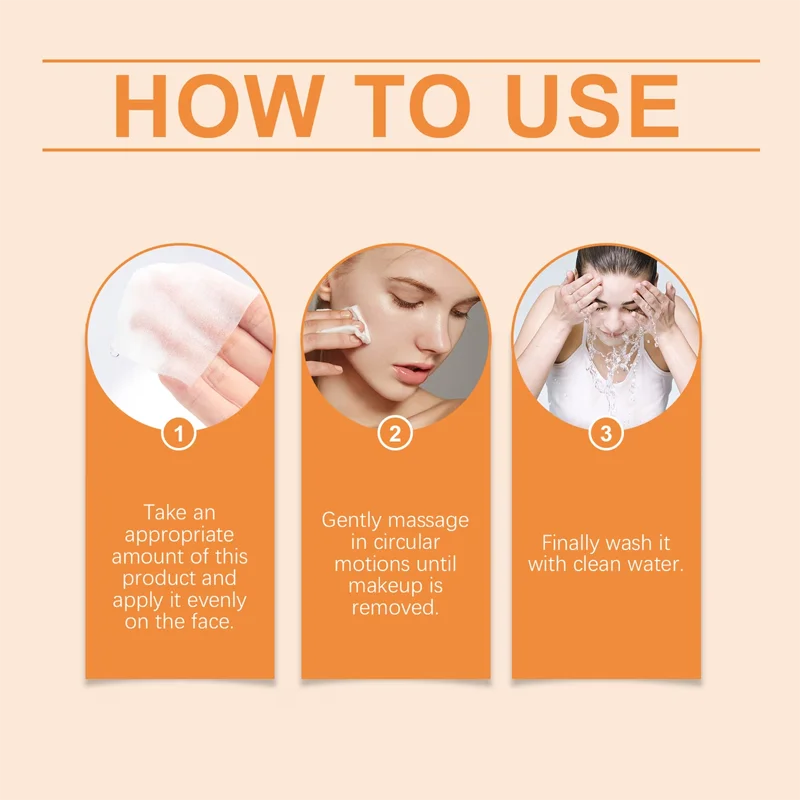Vitamin C Micellar Cleansing Water Gentle Makeup Remover Brightening Skin Hydrating Facial Cleanser for Sensitive Skin