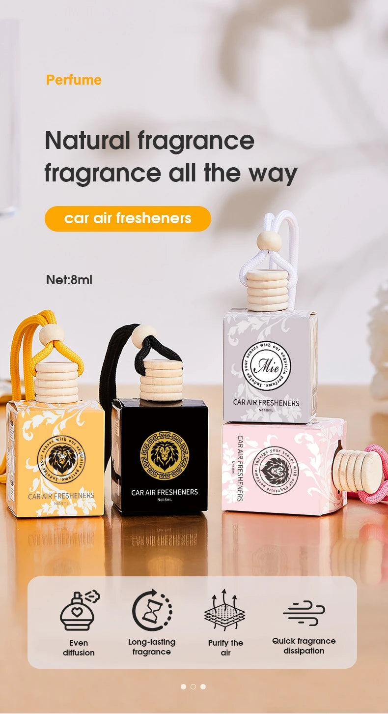Car Air Freshener, Long Lasting Fragrance, Suitable for Car, Home, Office, Bathroom, Bedroom, Car Interior Aromatherapy