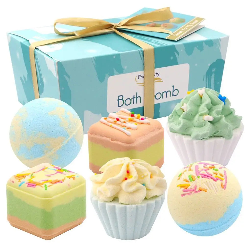 Set Of Boxed Bath Foot Bath Balls, Multi-soaking Float Balls, Bath Balls, Moisturizing Bath Salt Balls, Bath Bubble Balls