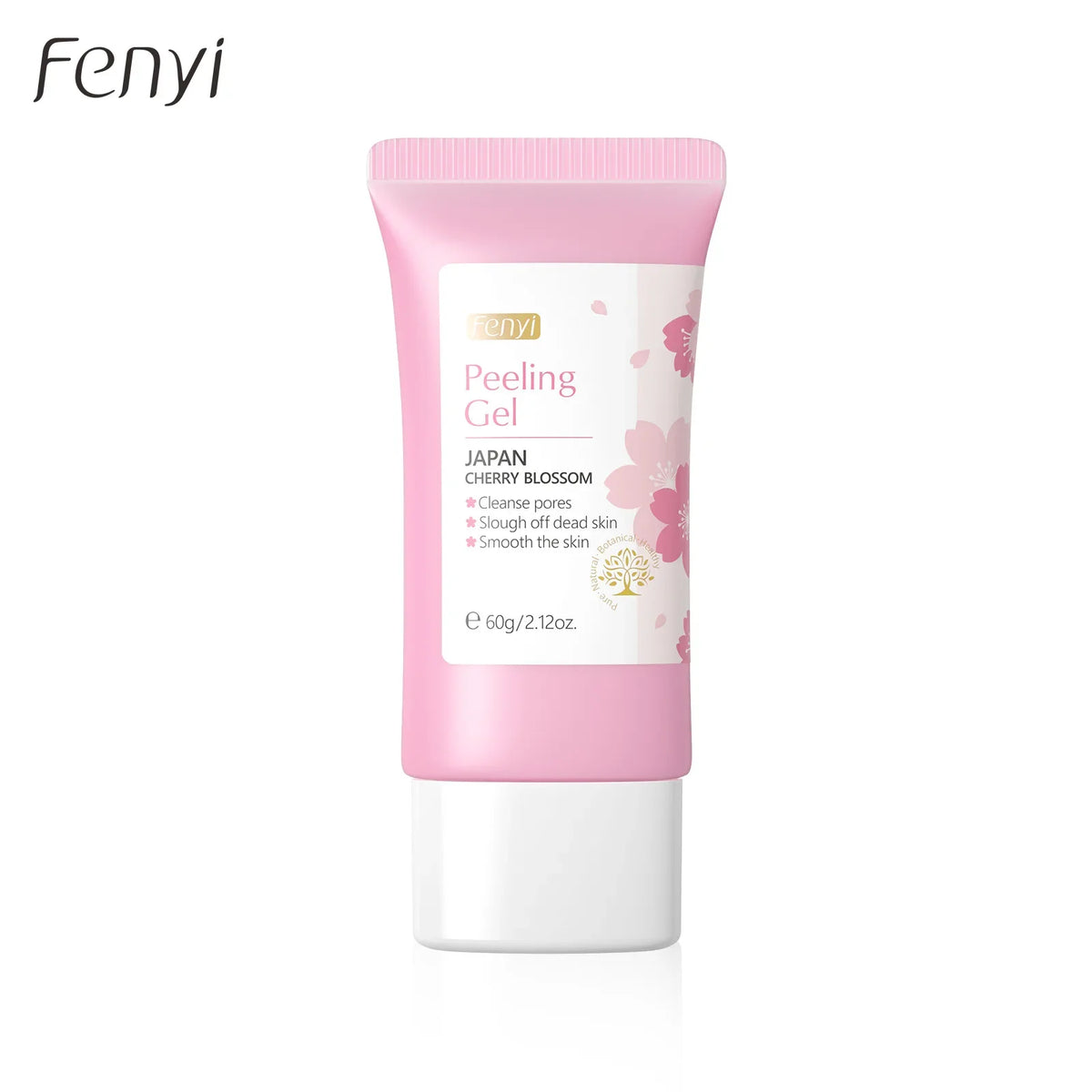 Sakura Exfoliating Gel Face Body Scrub Deep Cleansing Pores Gentle Peel For Blackhead Remove Smooth Brightening Skin 60g