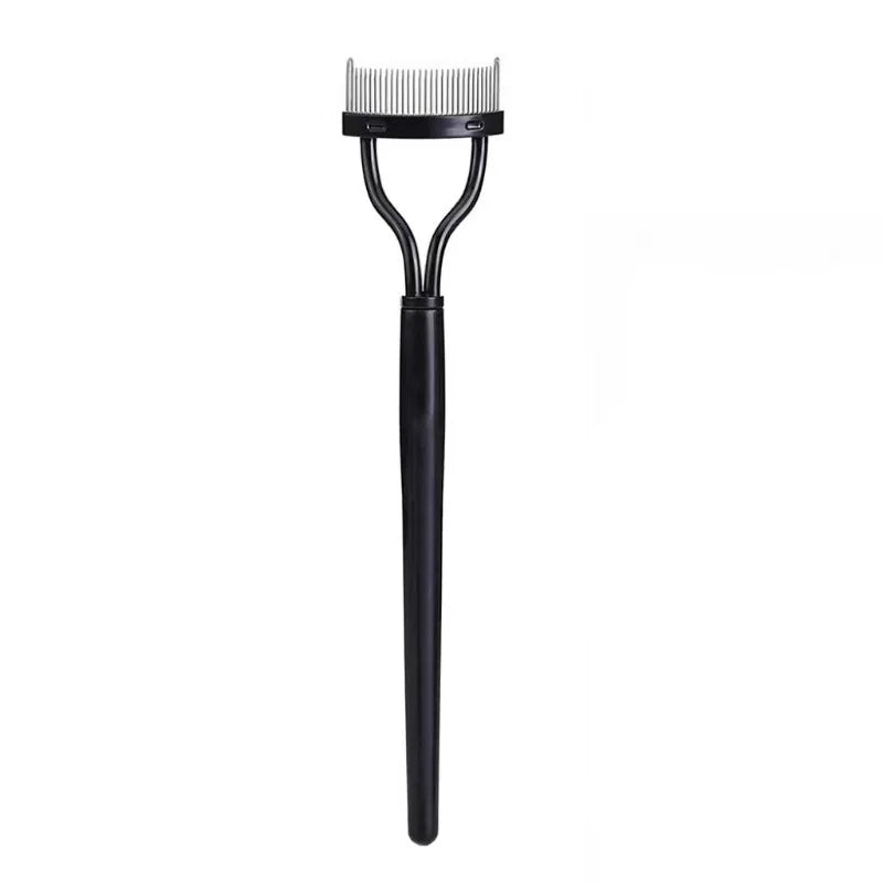 1Pc Metal Eyelash Curler Lash Separator Eyelash Brush Comb Mascara Curl Beauty Makeup Lash Separator Cosmetic Tool New Wholesale