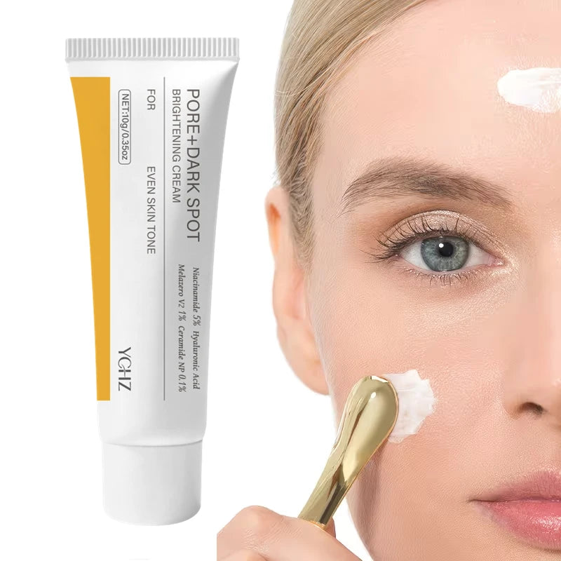 Facial Brightening and Firming Cream, Pore and Dark Spot Brightening Cream |   Contains Niacinamide, Pore Minimizing Agent, Non-Irritating Moisturizer for Sensitive Skin, Contains Plant-Derived Squalene.