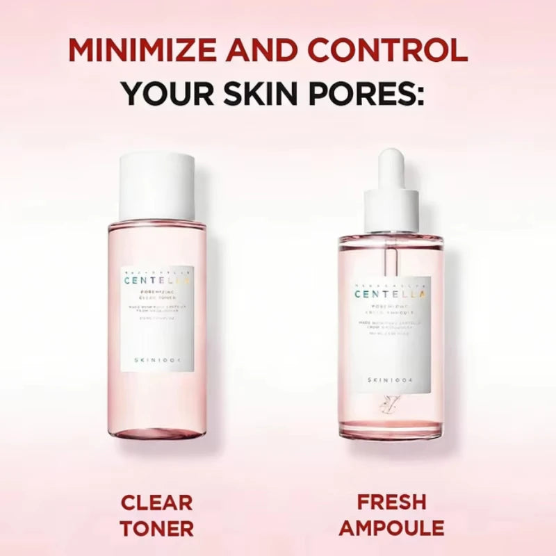 SKIN1004 Madagascar Centella Ampoule 55ml and Probio Cica Essence Toner 210ml Soothing Calming Hydrating Skincare Set With Box