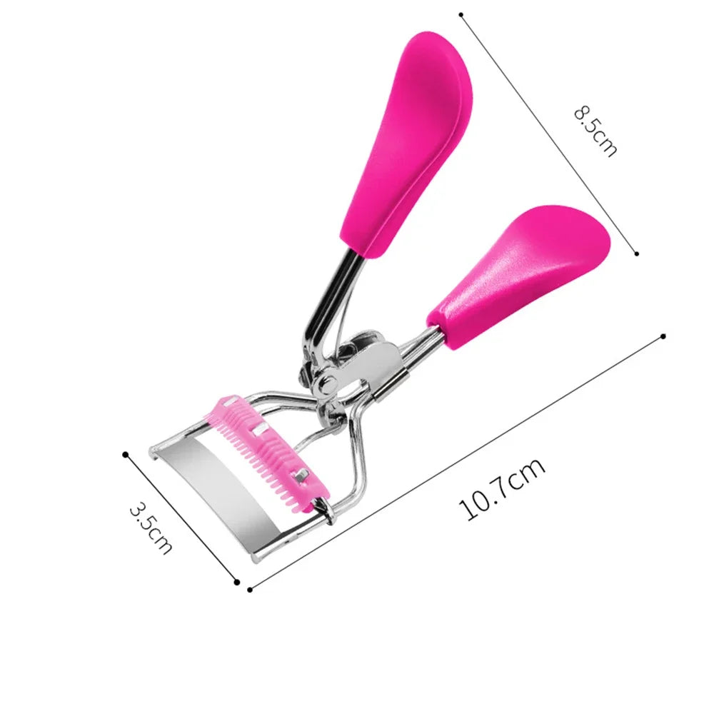 CNKESS 1Pc Pro Makeup Eyelash Curler Beauty Tools Lady Women Nature Style Cute Eyelash Handle Curl Eye Lash Curler Random Color