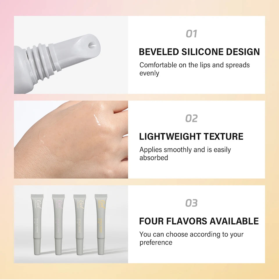10ml Moisturizing Peptide Lip Treatment Lip Mask Gel Remove Dead Skin Lipstick Base Lip Cream Lip Care Mask Reduce Lip Lines