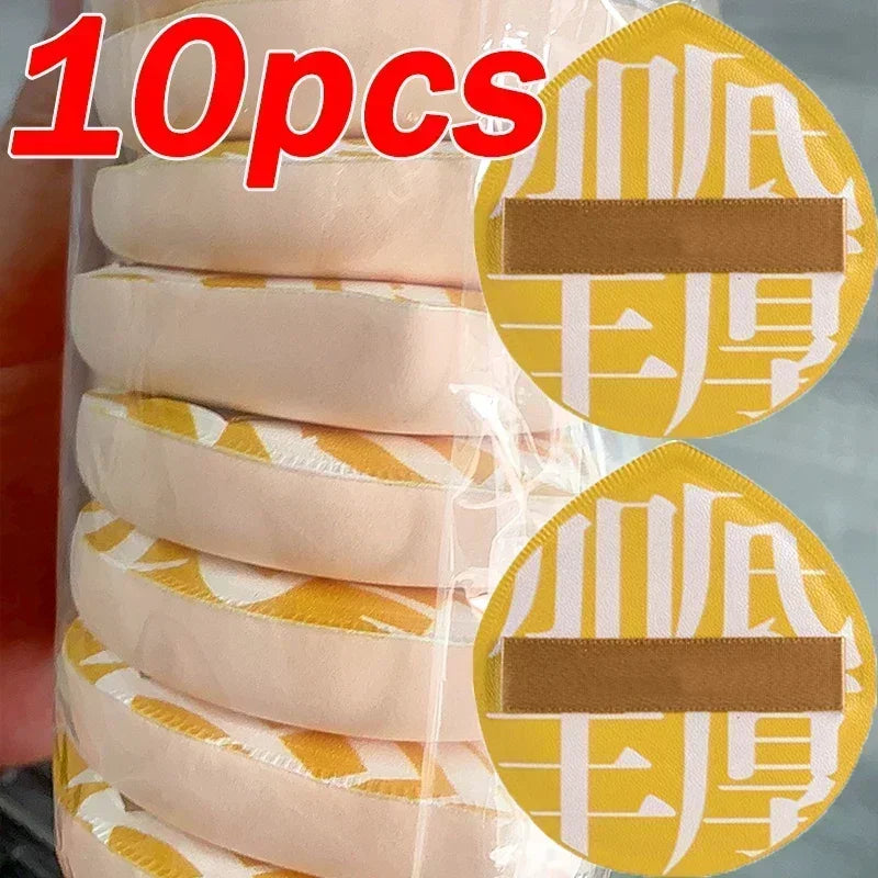 10/20PC Super Thick Cosmetics Puff Large Size Concealer Foundation Sponge Cushions Wet Dry Use Face Beauty Makeup Puffs Tools XL