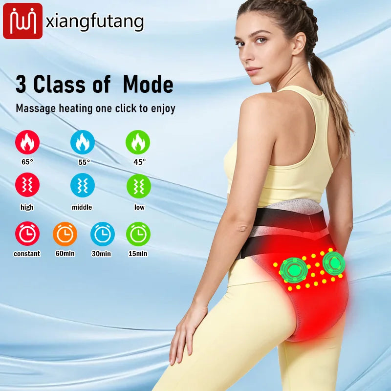660Nm Red Light Heating Pad 162 Led Abdominal Massage Relieve Abdominal Pain Cold Uterus Menstrual Cramps Warm Care Support