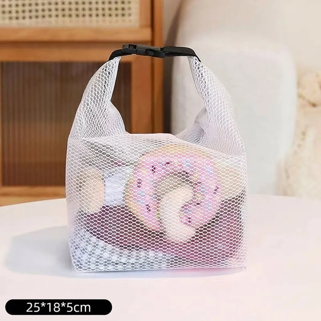 Tote Transparent Water-proof Cosmetics Bag Fashion Travel Portable Large Capacity Toiletries Pouch Trendy Women Clear Wash Bag
