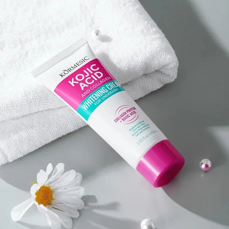 Collagen Underarm Whitening Cream for Dark Skin, Bleaching Underarm Intimate Area Skincare Products