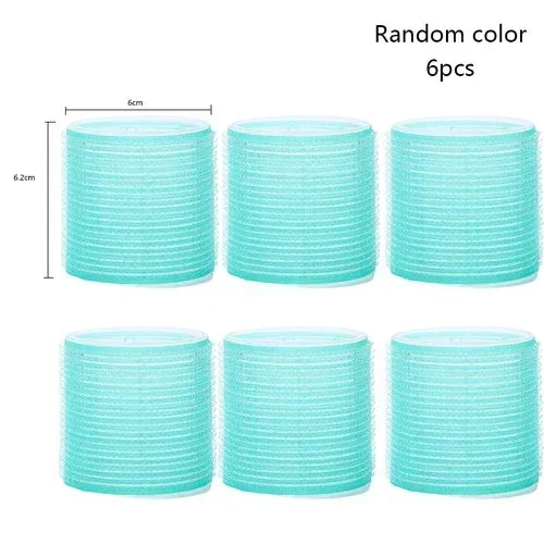 Hair Rollers Self Grip Hook Hair Curlers Heatless Roller Salon Dressing Curlers Jumbo Size Sticky Hair Styling Tools