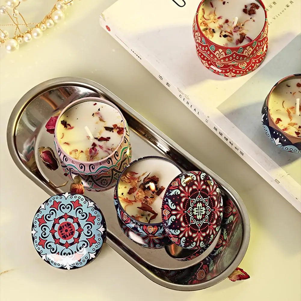 Canned Aromatherapy Candles,Niche High-end Valentine's Day Gifts,Dating Floral Fragrances,Indoor Strong Fragrance,Relaxation