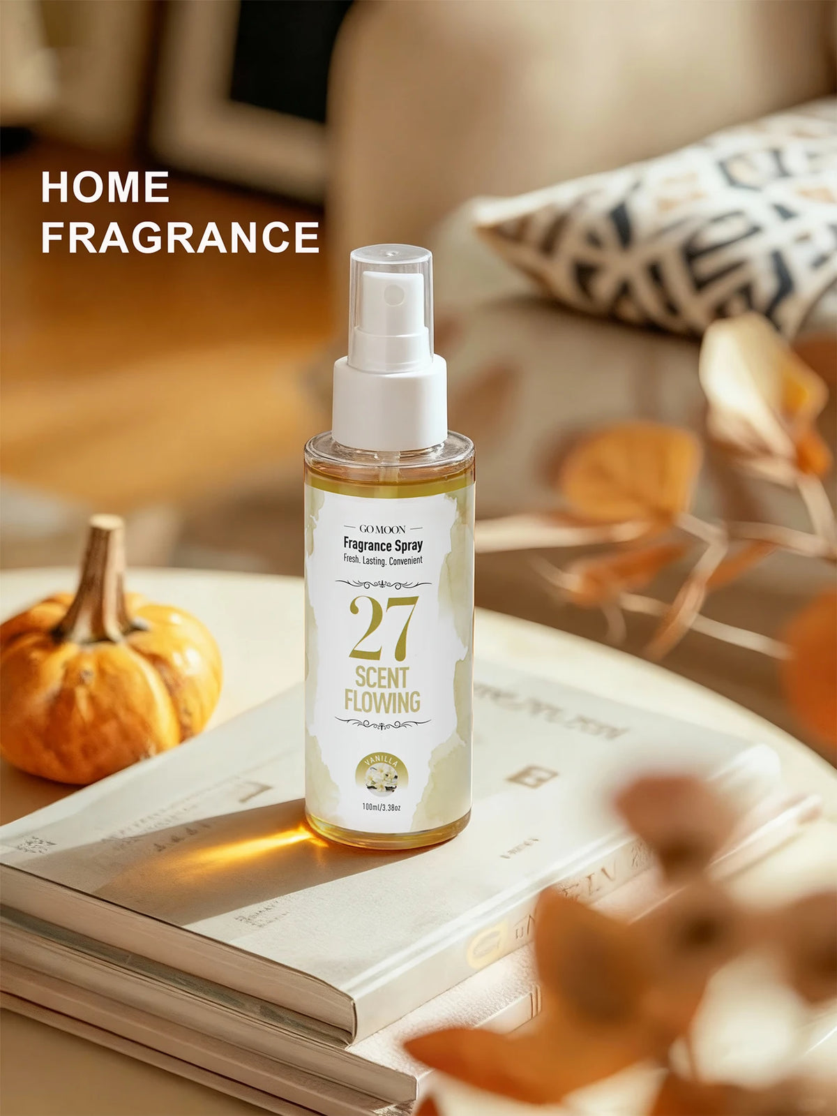 100ml/3.38oz, 10 Scents Fragrance Spray, Quickly Remove Odors, Long Lasting Fragrance, Air Fresh, Suitable for Home, Car, Gifts
