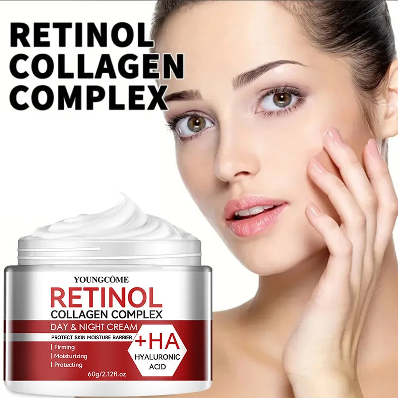 Retinol Collagen Facial Care Moisturizing Cream Deep Hydration  Suitable for dry Aging Face Cream Moisturizing Skin Repair