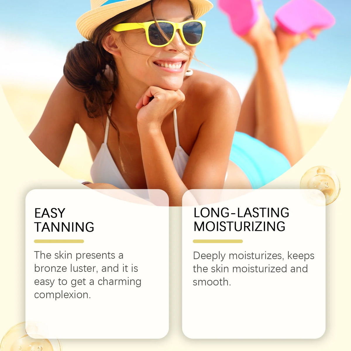 Shine Brown Tanning Accelerator Cream For Body Intensive Tanning Gel Nourish Dry Skin Deepen Lotion Sunless Facial Self Tanner
