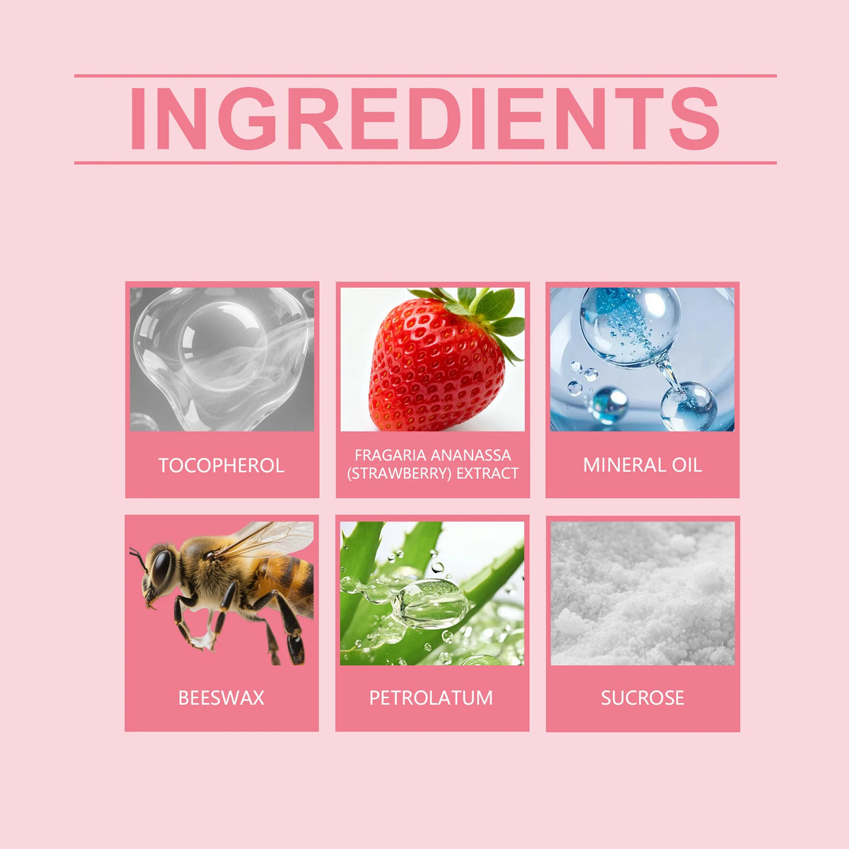 Strawberry Lip Scrub Exfoliating Preventing Drying Cracking Remove Dead Skin Improve Dullness Moisturizing Brightening Lip Care