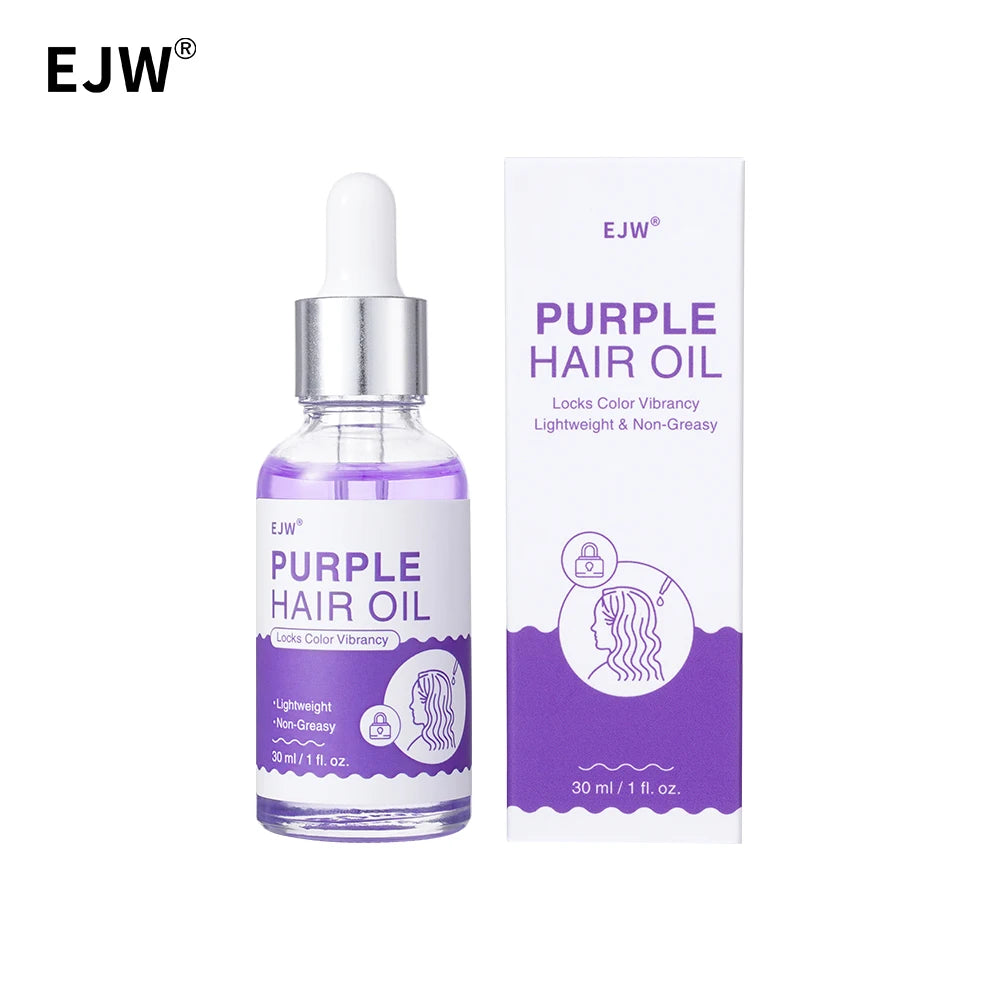 EJW Purple Shampoo & Conditioner Set, Purple Color Depositing Shampoo for Blondes,Bleached & Grey Hair,Enhances Shine & Brightn