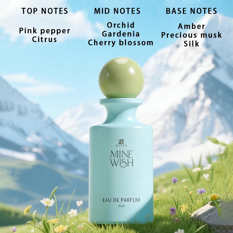 Brand Perfume Gift Set Premium Luxury Perfume Fresh Natural Rose Jasmine Vanilla Eau De Toilette Lasting Alluring Women Perfume