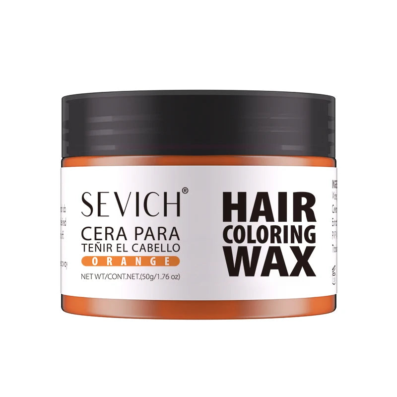 Sevich Hair Color Wax Temporary Hair Colour Cream Long Lasting Hair Dye Cream Unisex One-time Hair Color Gel For Beards Eyebrow