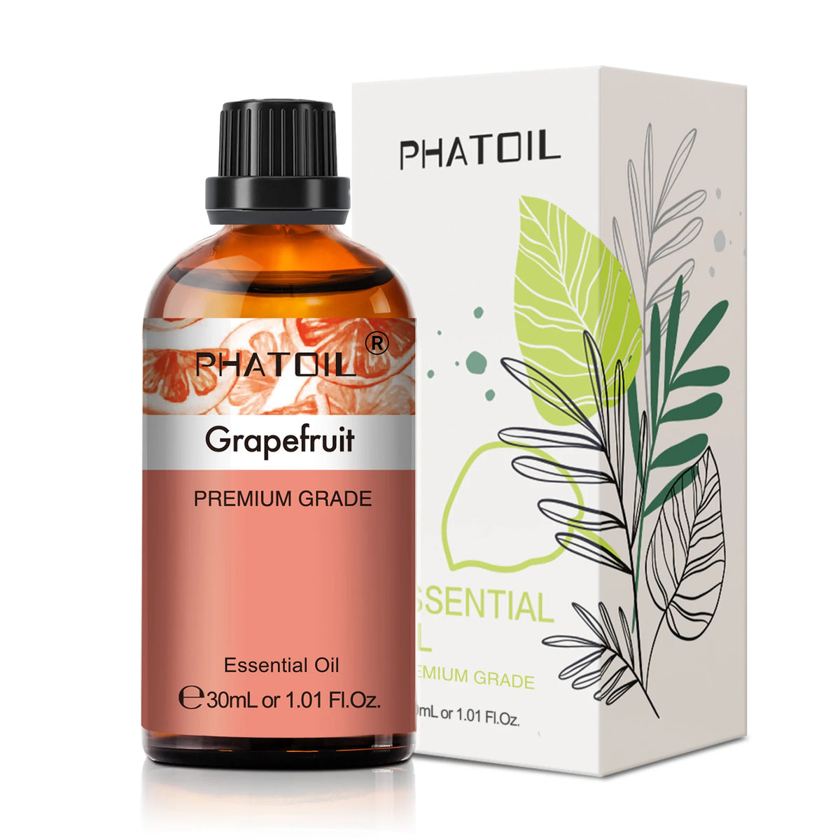 PHATOIL 30ml Aromatherapy Essential Oil Lavender Eucalyptus Vanilla Sweet Orange Aroma Oils For Diffuser Candle Making DIY Soap