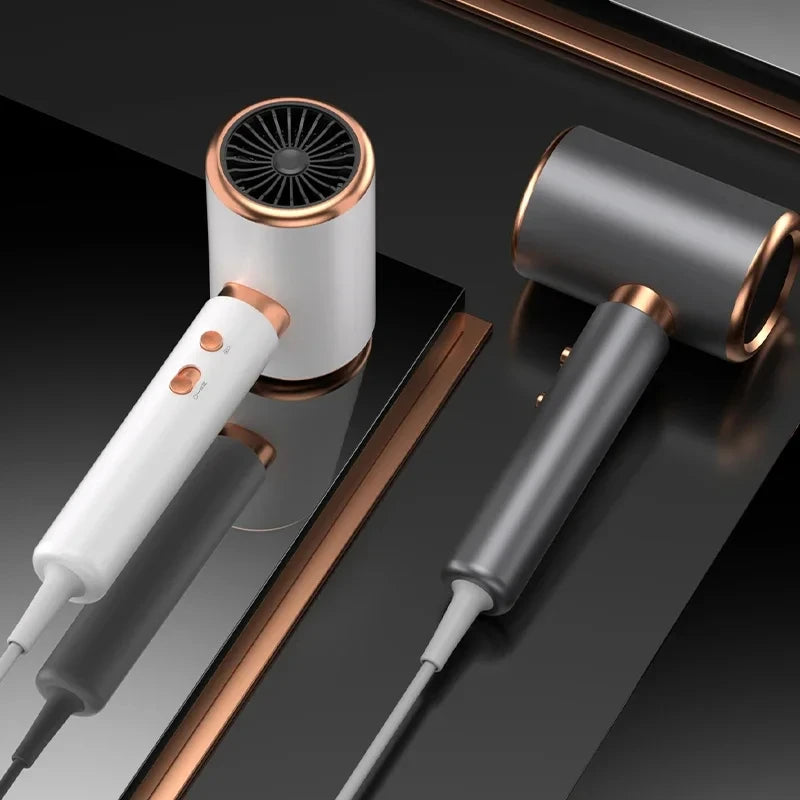 HOMEFISH 5‑Speed Professional Hair Dryer, Salon‑Grade High Power, Hot Cold Air Negative Ionic Blow Dryer