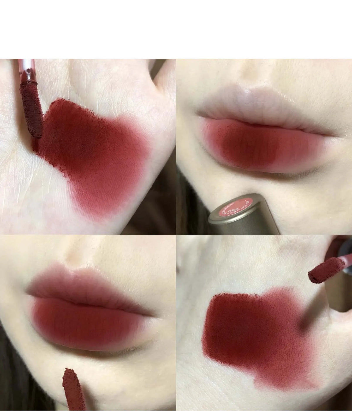 Tube Matte Lipstick, Waterproof and Sweatproof, Does Not Fade Or Remove Makeup, Can Be Used on Both Lips and Cheeks