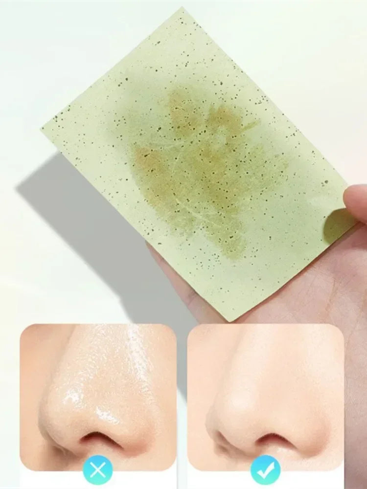 100Pcs/box Face Oil Protable Blotting Paper Matting Face Wipes Face Cleanser Oil Control Oil-absorbing Facial Towel Tools