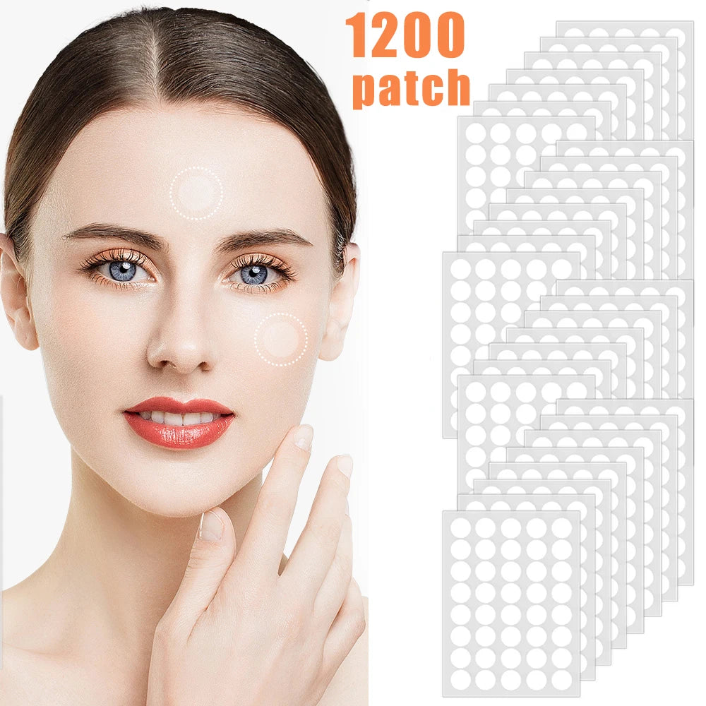 1200 pieces/set of patches for acne coverage, Pimple Patches,suitable for both men and women,for all skin types