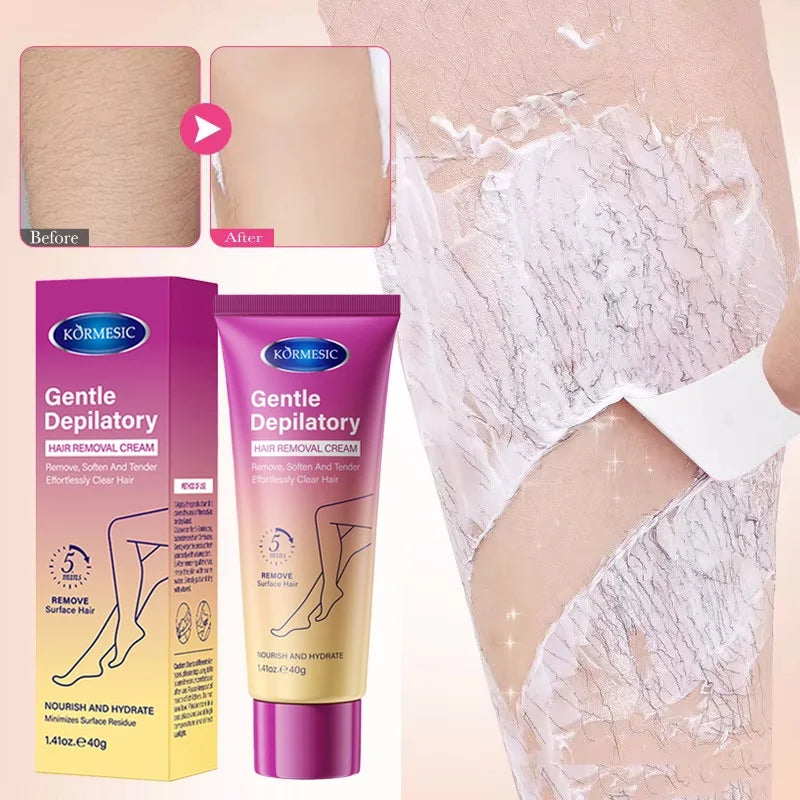 Permanent Hair Removal Cream Hair Growth Inhibitor Face Arm Armpit Leg Intimate Areas Painless Depilatory For Men Women Care