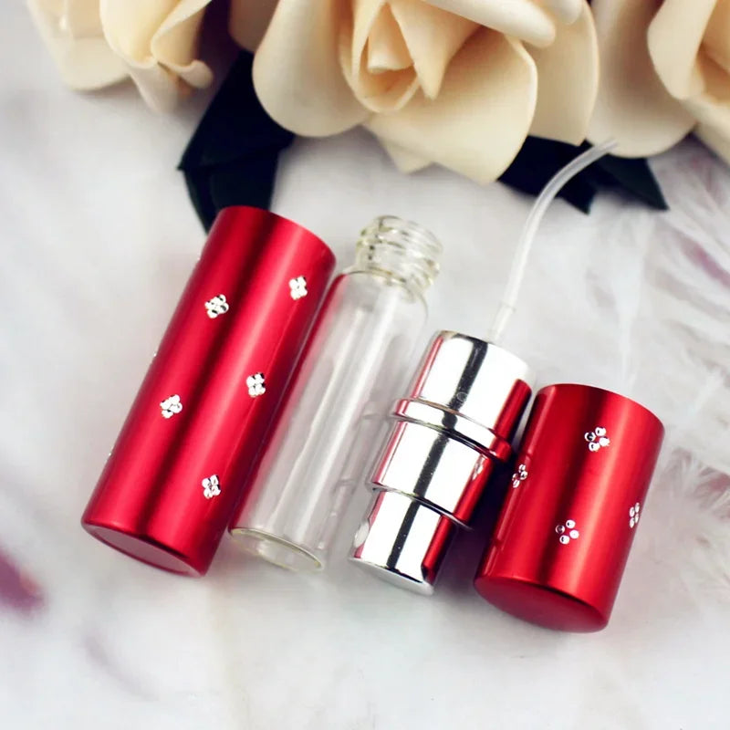 1PC 5ml Small Portable Perfume Bottle 10ml Empty Perfume Atomizer Metal Spray Pump Bottles