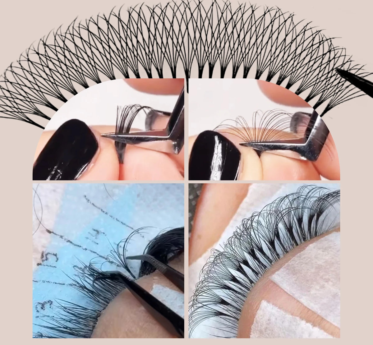Abonnie  Fluffy Classic Lashes Extensions Premium Individual Eyelashes Extensions Volume Cilios All Szie