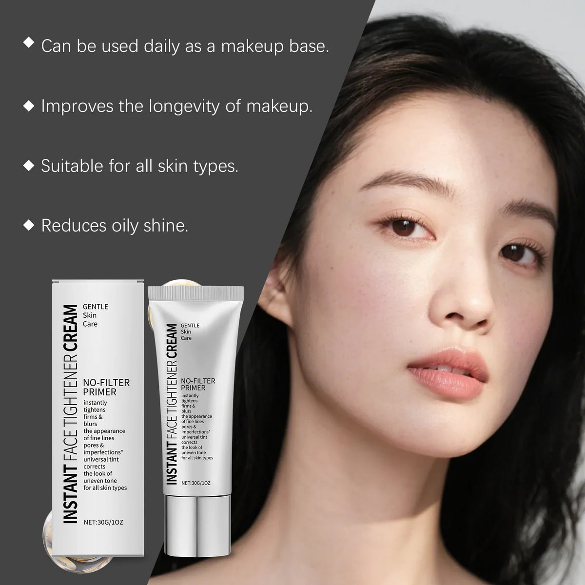 Facial Makeup Primer Firming Skin Reduce Oily Shine Create A Flawless Foundation Enhance Skin Barrier Instant Tighten Face Cream