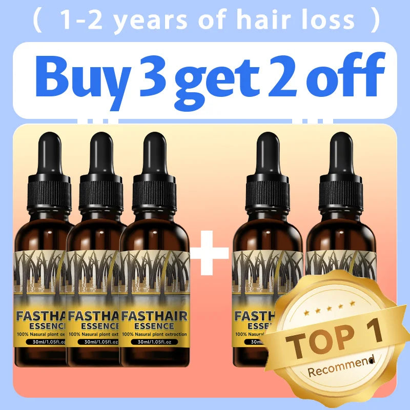 Hair Growth Essential Loss Regrowth Treatment Strengthens Hair Nourishes Scalp Light Weight Non Greasy Improve Scalp Circulation