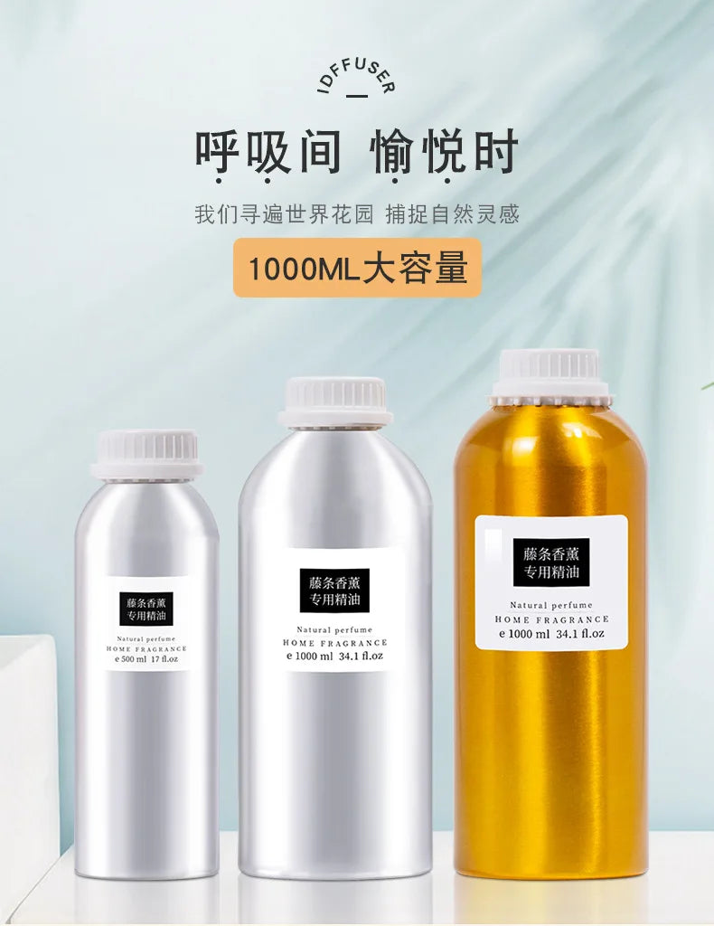 1000/500ML Premium Hotel Aromatherapy Essential Oil Supplement Liquid for Aroma Diffuser,Shangri-La /Ritz-Carlton Fragrance Oil