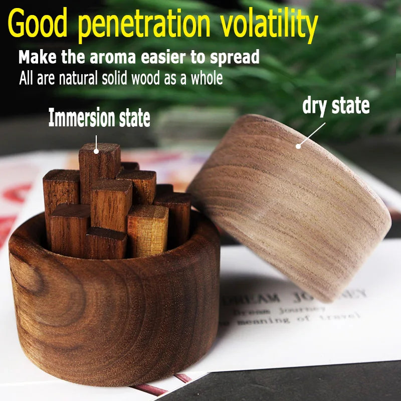 Essential Oil Diffuser Home Perfume Diffuser Expander Beech Wood Reed Diffuser Bottle Eco-Friendly Fireless Aroma Aromatherapy