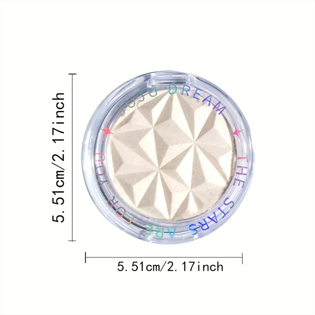 Dual Tone Highlighter Palette 3D Effect Shimmer Matte Contour Powder Face Illuminator Makeup