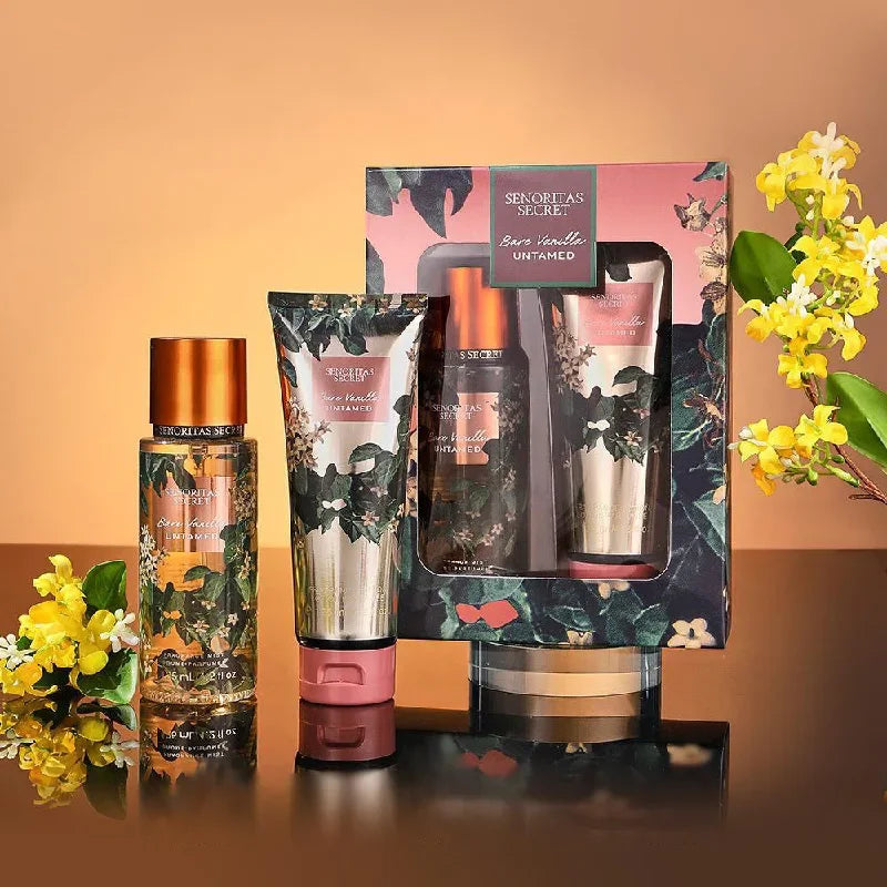 Perfume And Body Lotion Set,Luxury Floral Fruity Women Cream Vanilla Fragrance,Moisturizing Exfoliating,Fresh Sweet Body Spray
