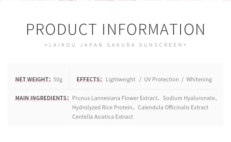 Sakura Facial Cleaner Korean Face Serum Exfoliating Peeling Gel Moisturize Toner Eye Cream Sunscreen Cosmetics Skin Care Set