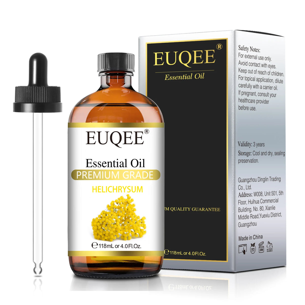 EUQEE 118ml Pure Essential Oil For Skin Peppermint Lavender Eucalyptus Vanilla Bergamot Aromatherapy Essential Oils For Diffuser