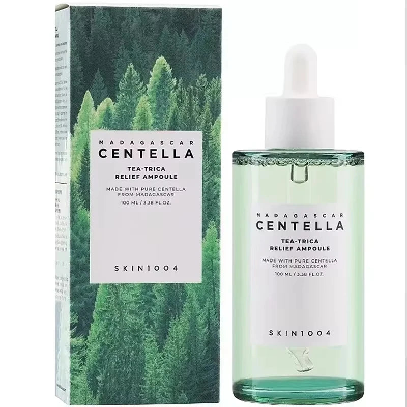 SKIN1004 Madagascar Centella Ampoule 55ml and Probio Cica Essence Toner 210ml Soothing Calming Hydrating Skincare Set With Box
