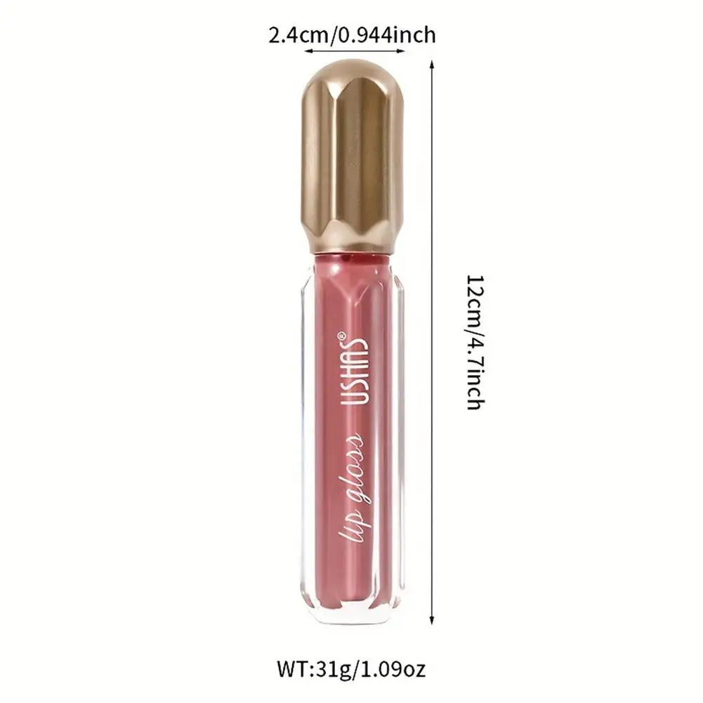 Mirror Pearl Lip Gloss Waterproof Long Lasting Moisturizing Lipstick Shine Glitter Lip Gloss Women Makeup Cosmetic