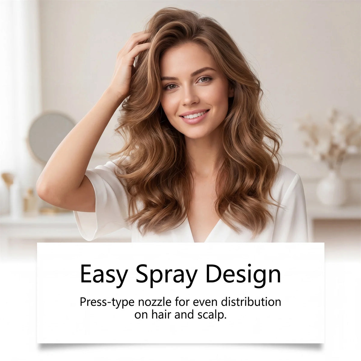 Rosemary Rice Water Hair Spray Volumizing Smoothing Leave-in Conditioner For Fine Flat Hair Oil Control Refreshing Scalp Care
