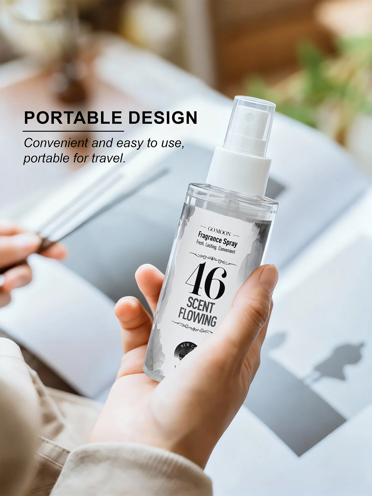 100ml/3.38oz, 10 Scents Fragrance Spray, Quickly Remove Odors, Long Lasting Fragrance, Air Fresh, Suitable for Home, Car, Gifts